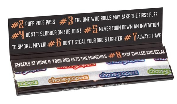 Choosypapers King Size Slim Zigarettenpapier Bro Code Papers